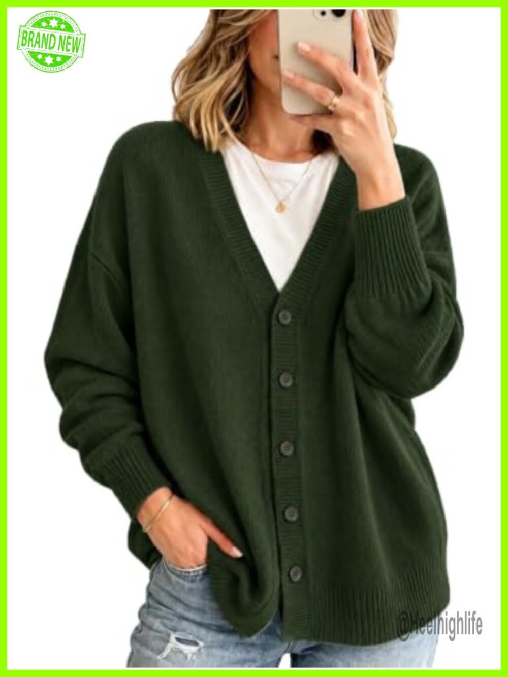 Oversized Open Front Cardigan Women Long Sleeve Knit Sweater Coat
